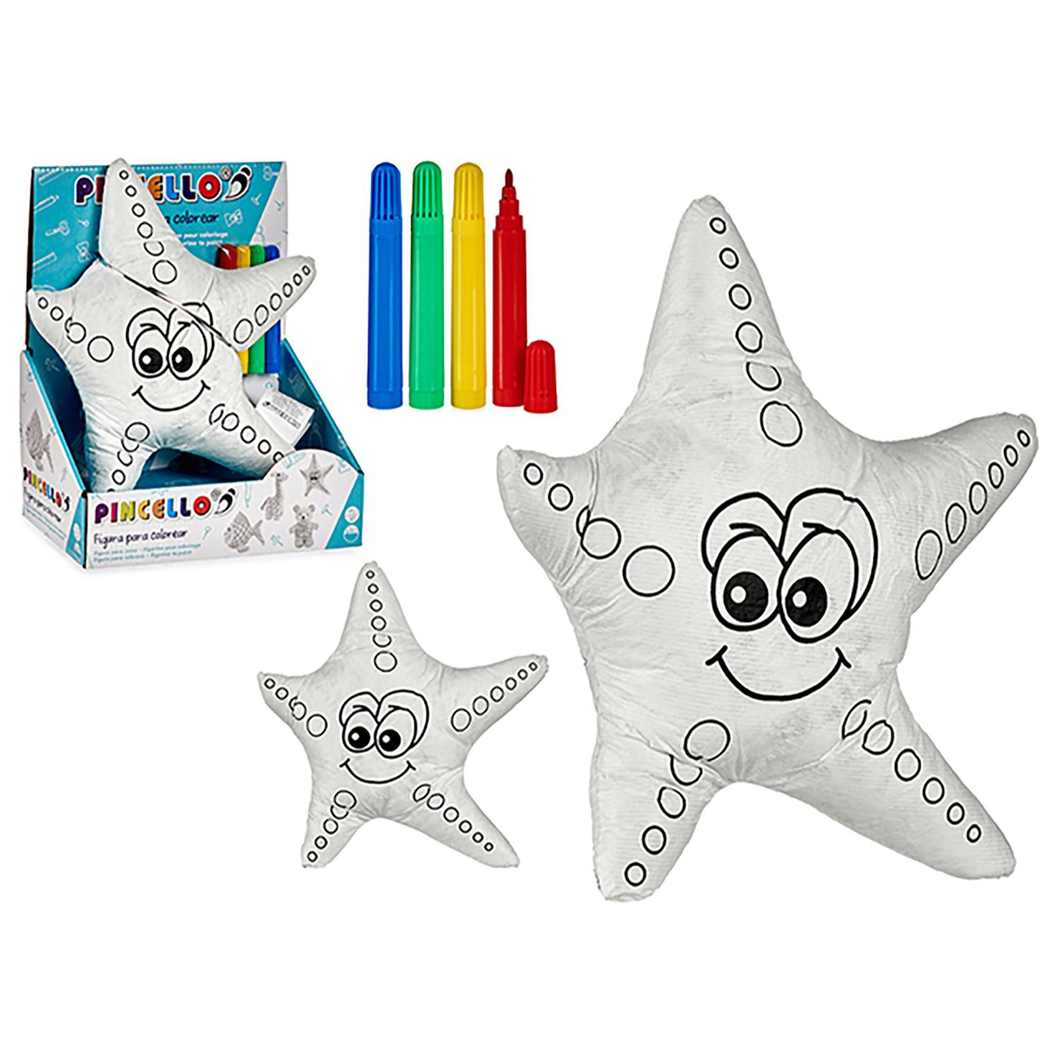 Peluche per dipingere il design delle stelle marine.