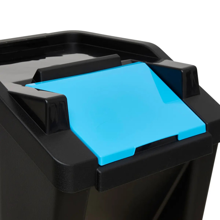 Lot de 3 poubelles de tri 30L