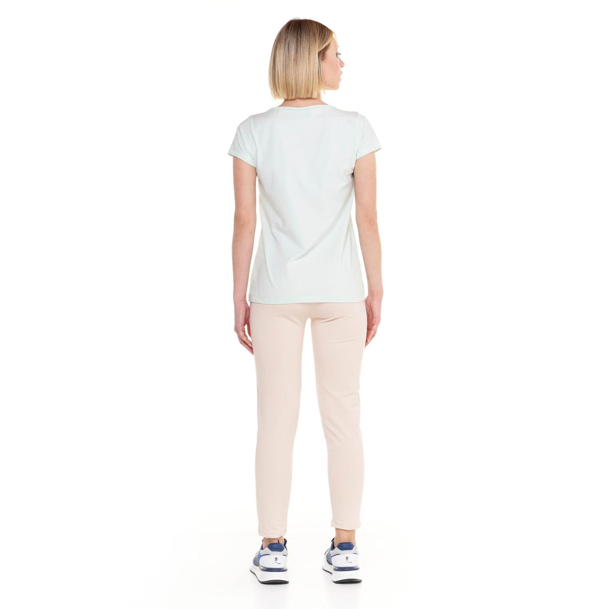 T-shirt logo piccolo donna con maniche corte Training