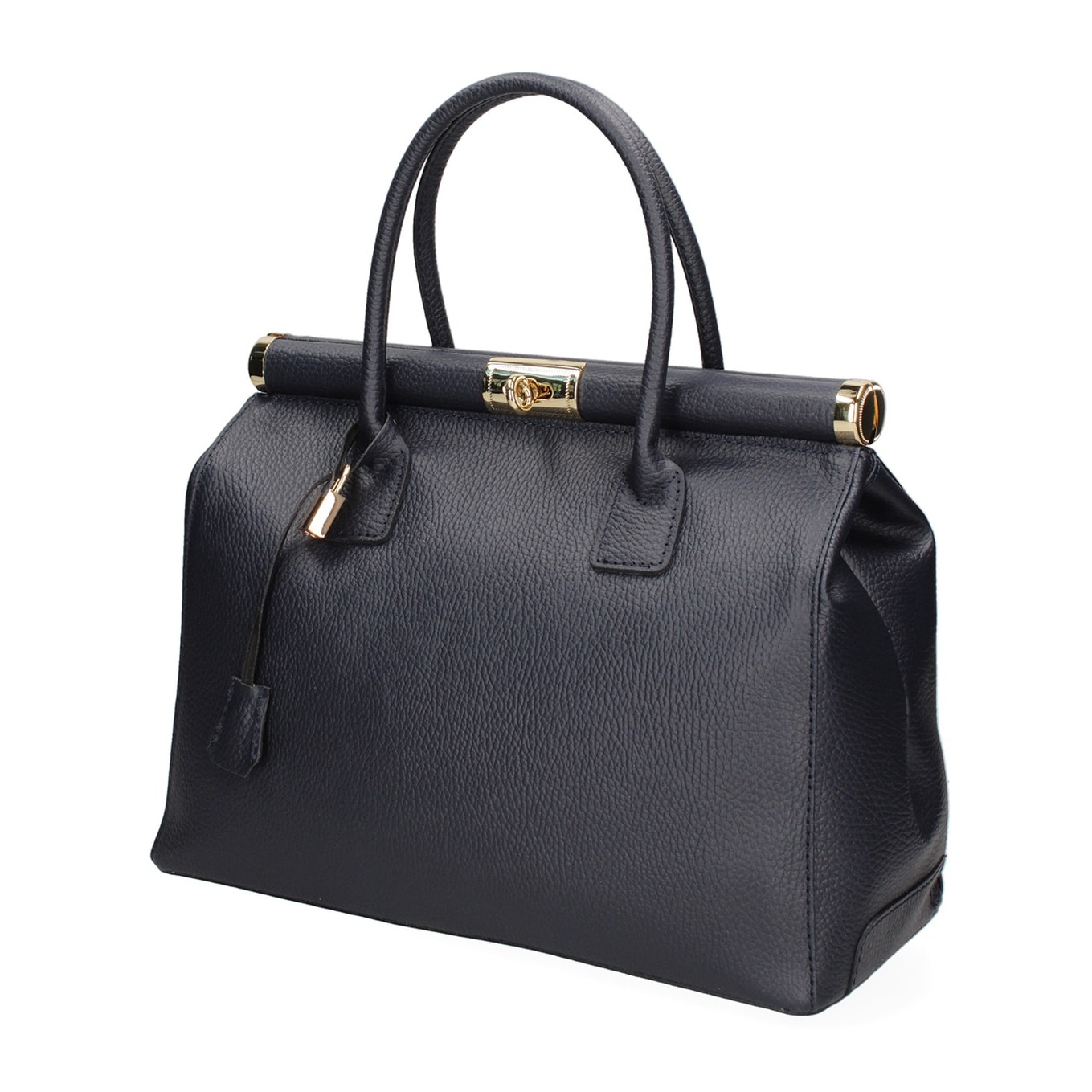 Borsa a mano da donna - Modello Aleria - Vera pelle - 35.0 x 26.0 x 16.0 cm