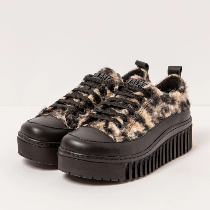 Zapatos 1518S FANTASY LEOPARD-BLACK/BRIGHTON color Leopard-black