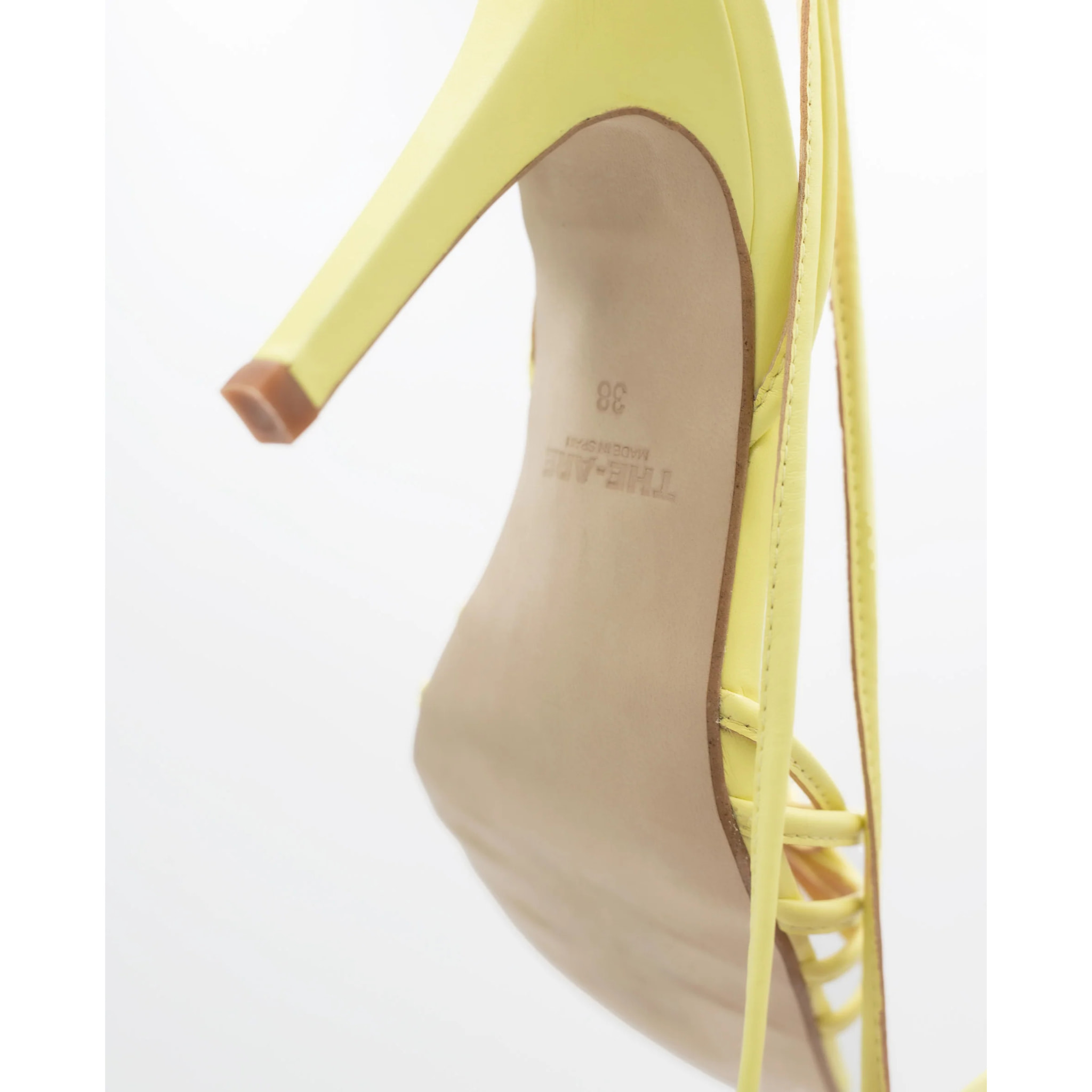 Sandalias de mujer de tacón con tiras