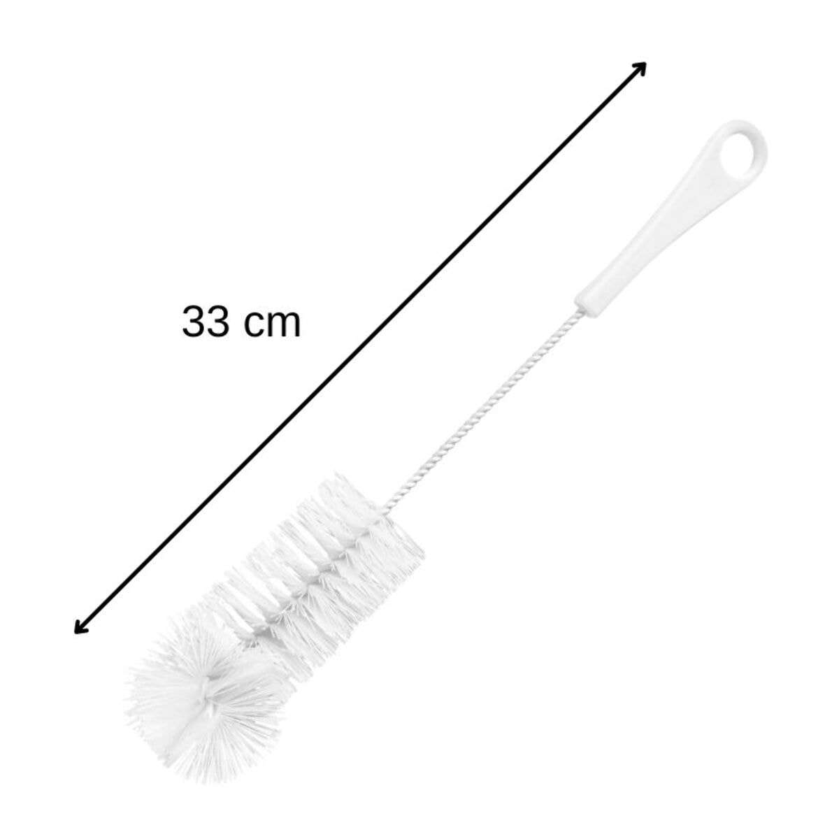 Ensemble de 2 Goupillons pour bouteille en nylon 33 cm Fackelmann Tecno