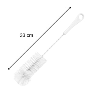Ensemble de 2 Goupillons pour bouteille en nylon 33 cm Fackelmann Tecno