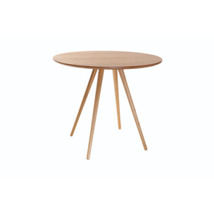 Table à manger ronde bois clair D90 cm ARTIK