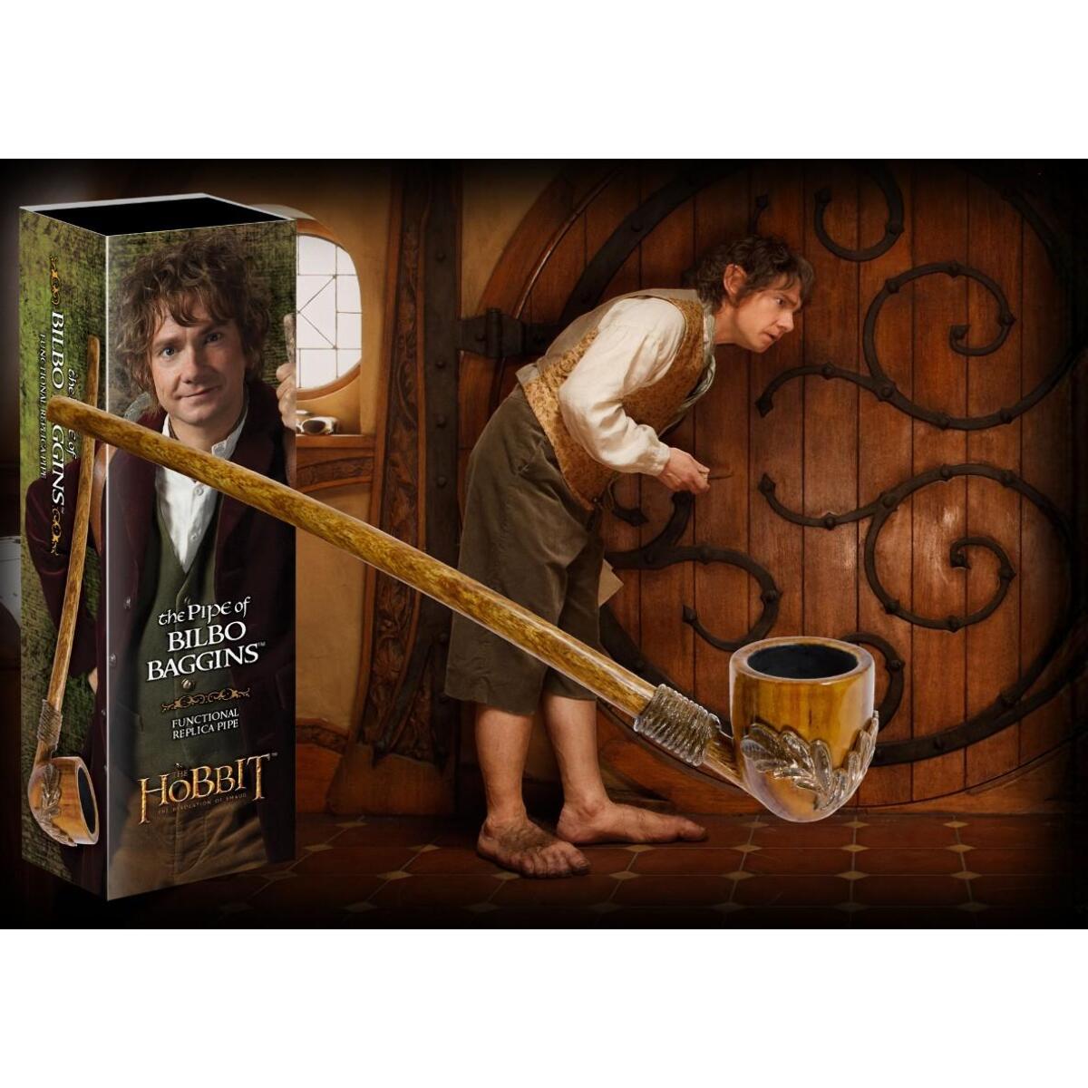 Lo Hobbit La Pipa di Bilbo Beggins Replica 1/1 23 Cm Noble Collection