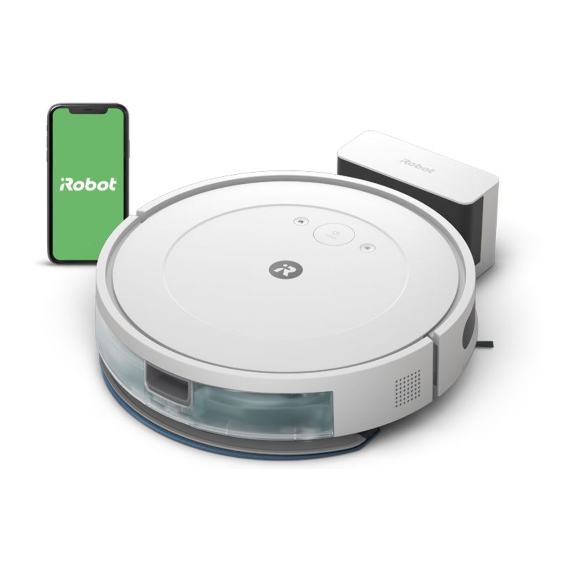 Robot Aspirateur Laveur IROBOT Roomba Combo Essential Y011240 blanc