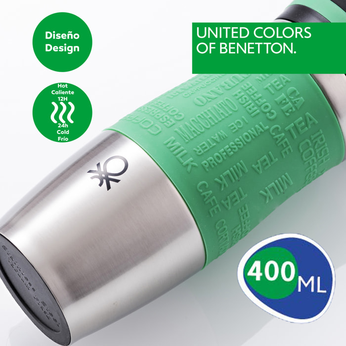 Termo de viaje verde  benetton