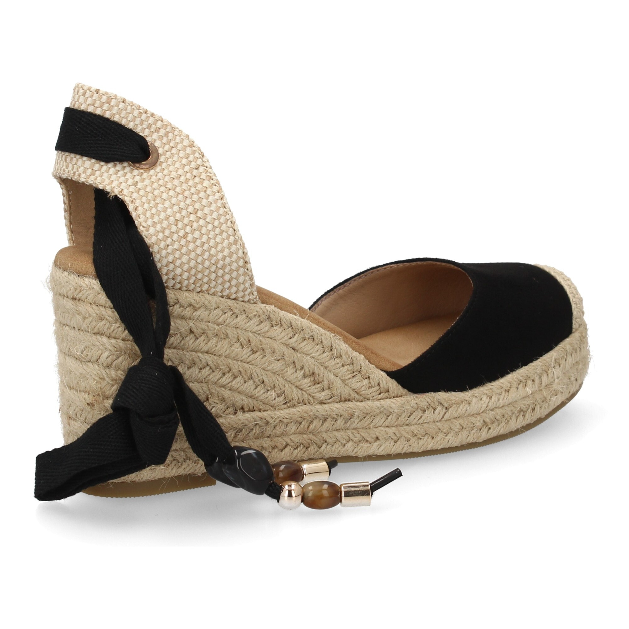 Sandalia valenciana cuña yute para mujer