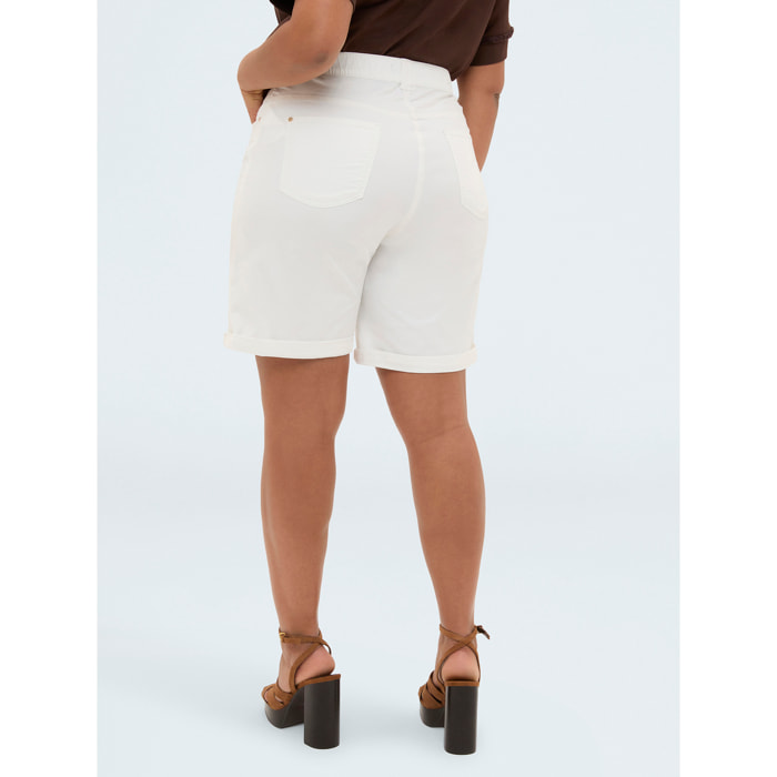 Fiorella Rubino - Bermudas de algodón ligero - Blanco