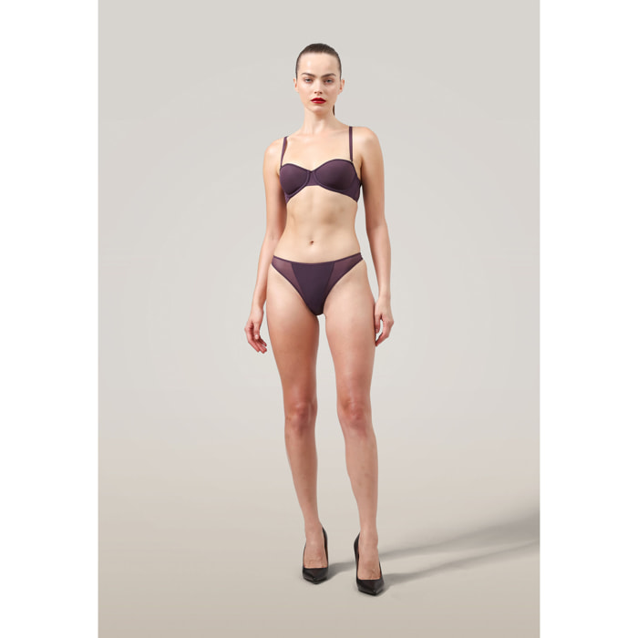 Reggiseno Sheer Opaque Bandeau Bra