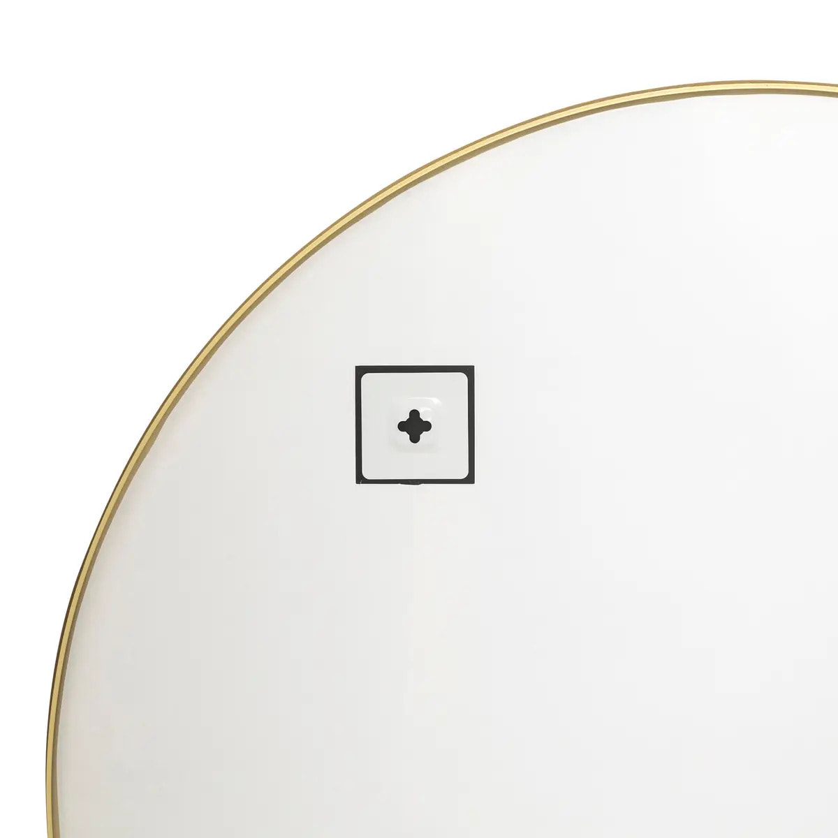 Miroir mural Alice doré 90x65cm