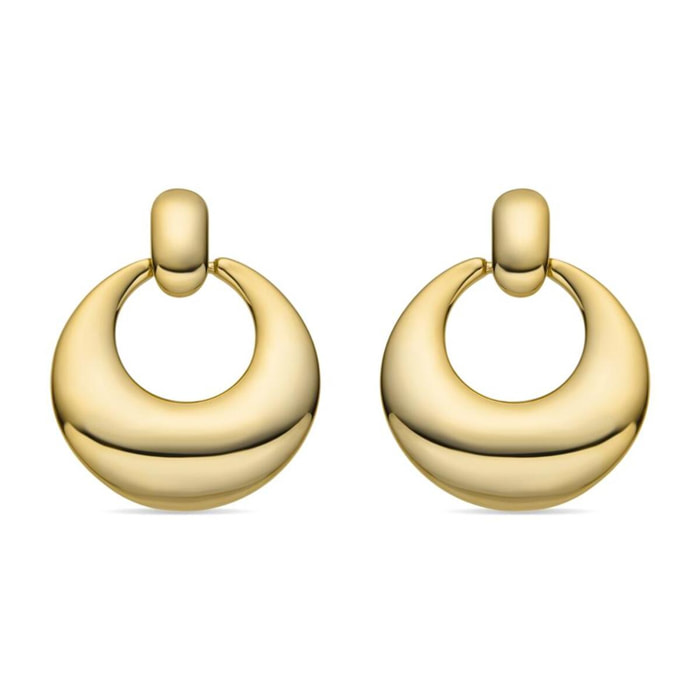 Pendientes acabado oro 18k