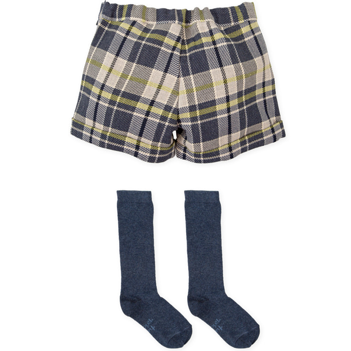 Short con calcetines AZUL MARINO - Azul marino