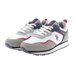 Sneakers U.S. Polo Assn. bianco-grigio chiaro