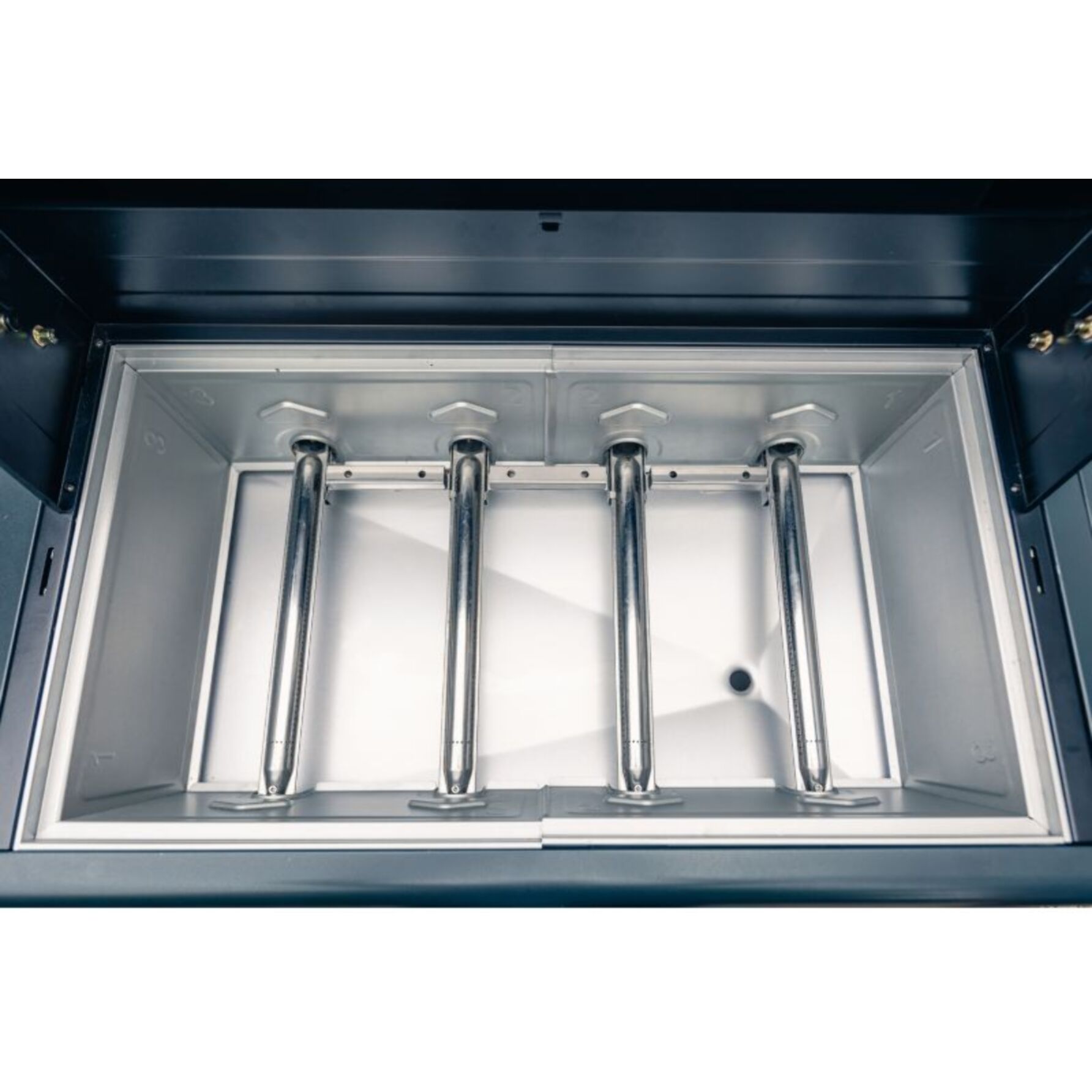 Barbecue gaz CAMPINGAZ SELECT 4 EXS noir 4 brûleurs sur chariot 70x40 cm