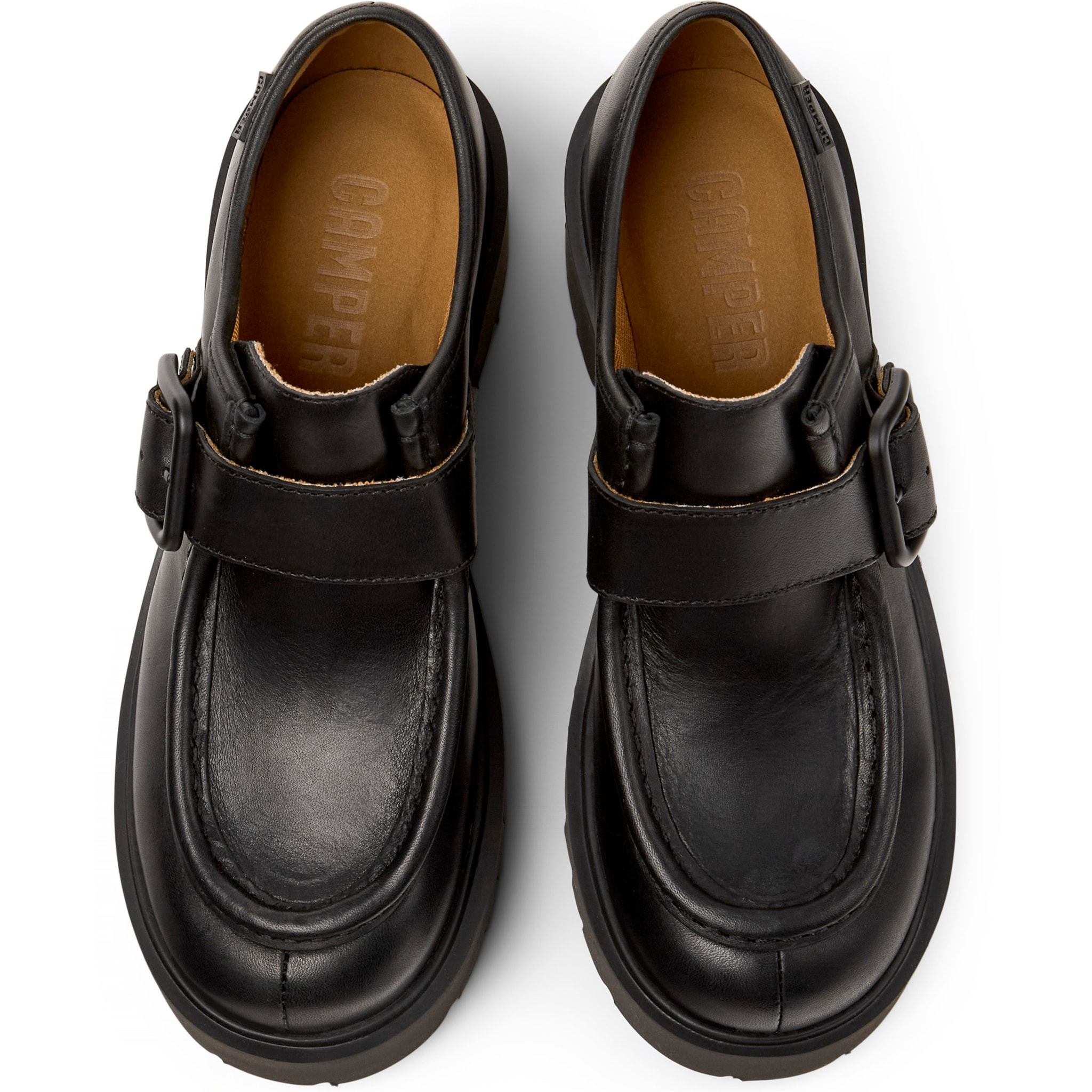 Scarpe stringate - CAMPER Milah - Nero - Pelle liscia