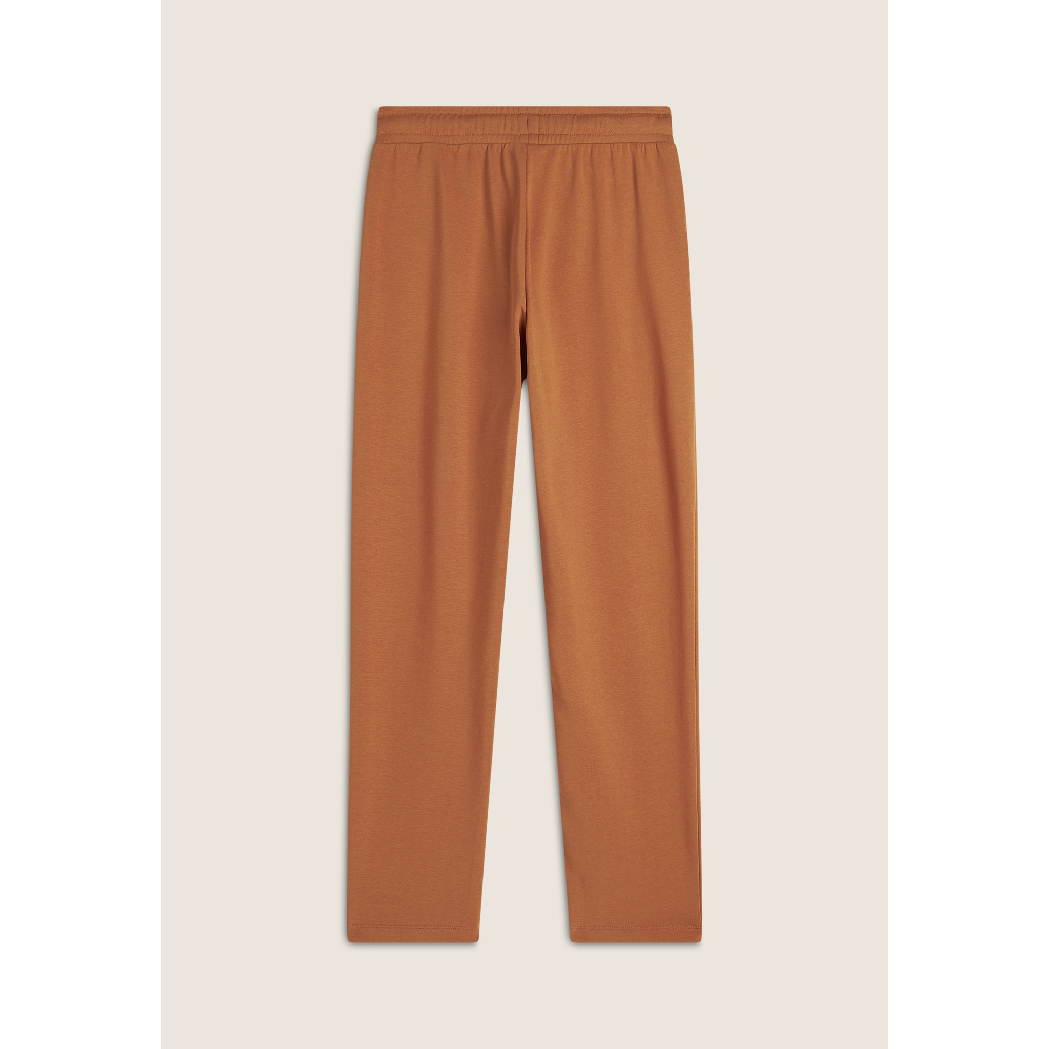 Jogger regular fit in french terry con logo laterale