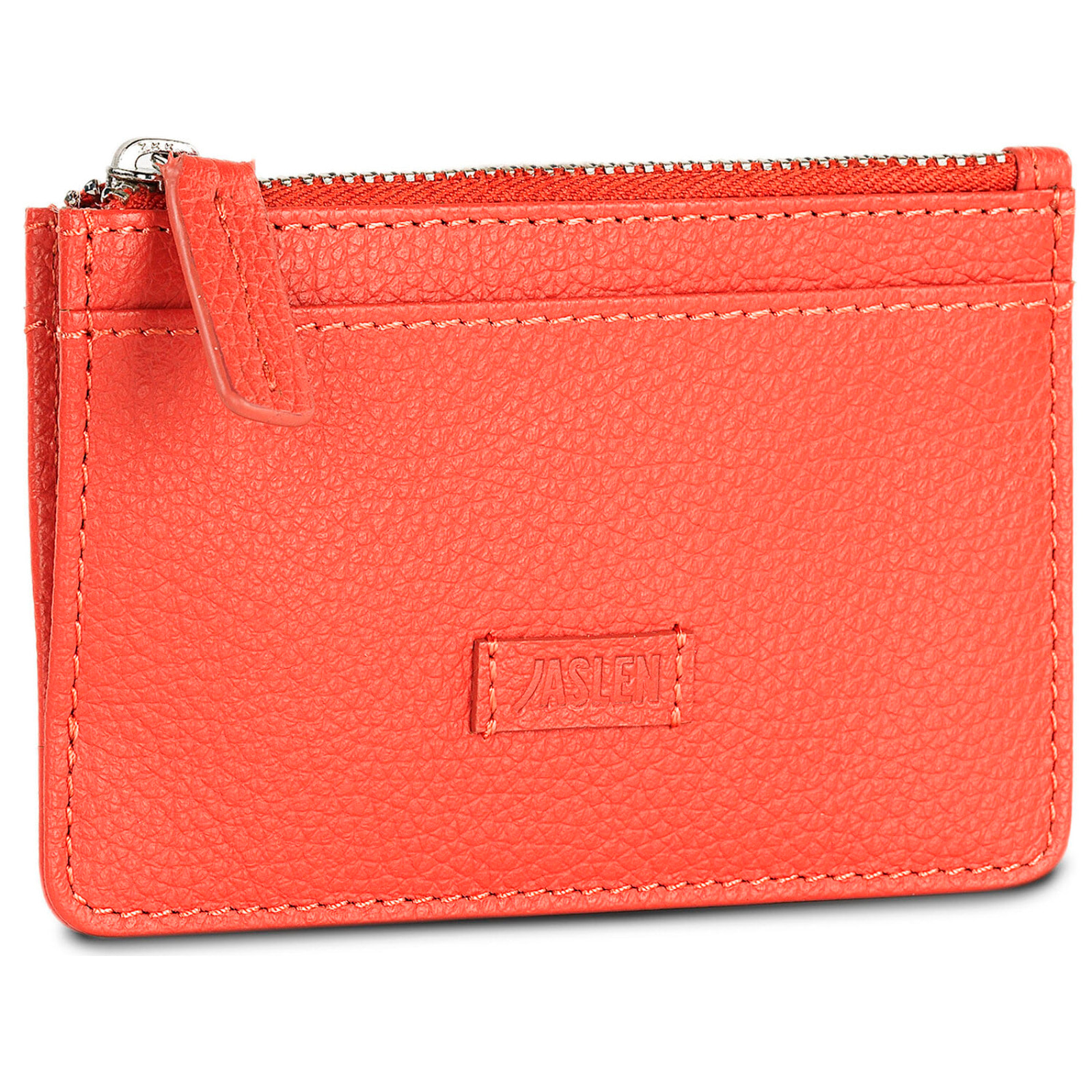 Monedero Piel Mujer Jaslen Amberes Rojo