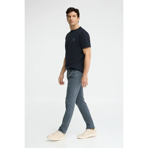 Maglietta blu marino dal fit dritto con toppa Polo Club