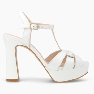 SANDALIAS DE NOVIA BLANCAS TENAS