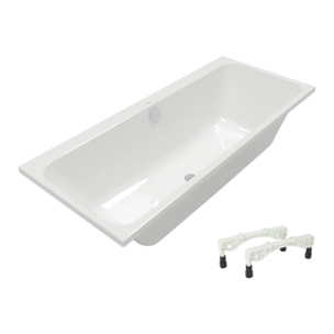 Baignoire droite VILLEROY & BOCH Architectura avec pieds