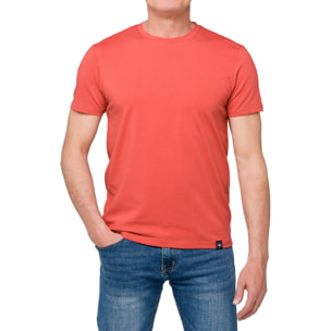 Camiseta algodón slim fit Hot Buttered Canggu Rojo