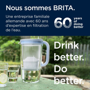 Carafe filtrante BRITA en verre Model One + 1 cartouche Maxtra Pro