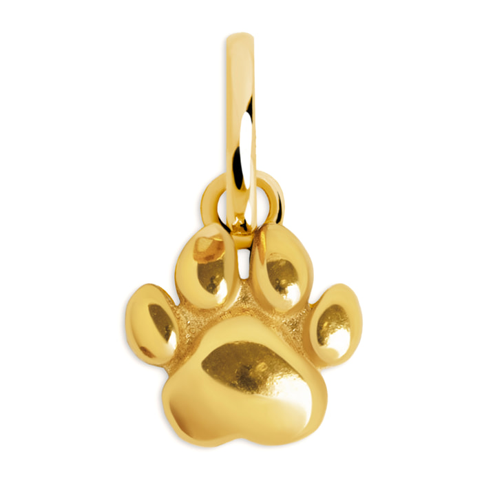 Charm Simple Paw Baño Oro
