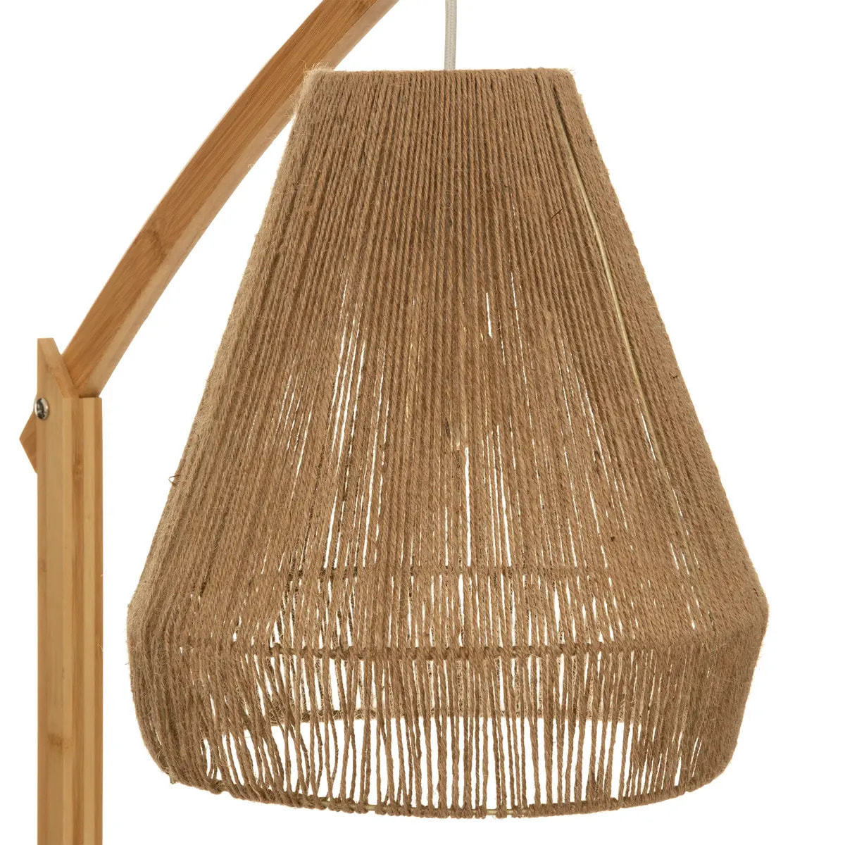 Lampadaire arc "Palm" - bambou H158 cm