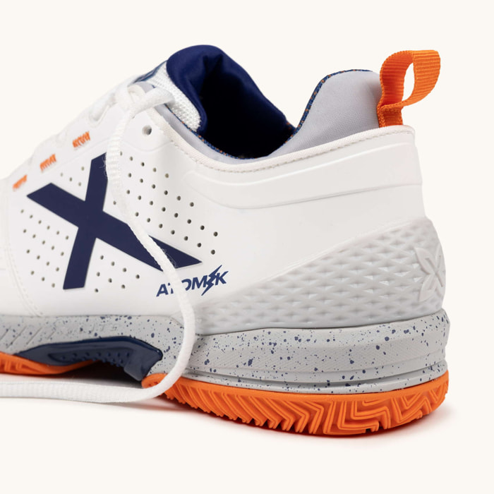 MUNICH ATOMIK 49 Zapatillas de Pádel/Tenis Blanco y Naranja