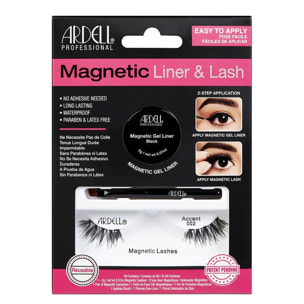 Magnetic Liner & Lash - Kit de Faux-Cils magnétiques avec Gel Liner Noir