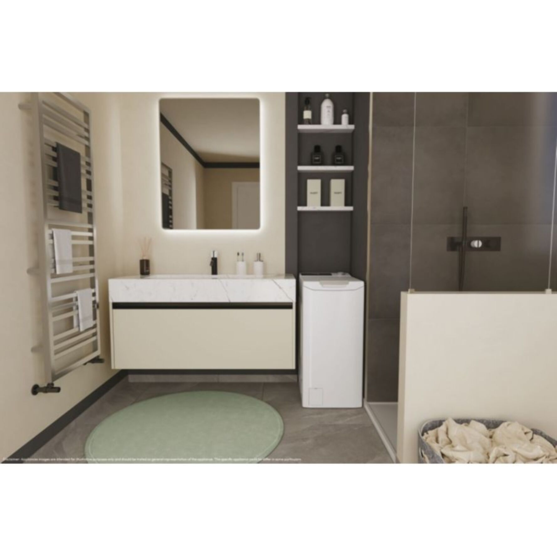 Lave linge top CANDY TCA474TM5-S