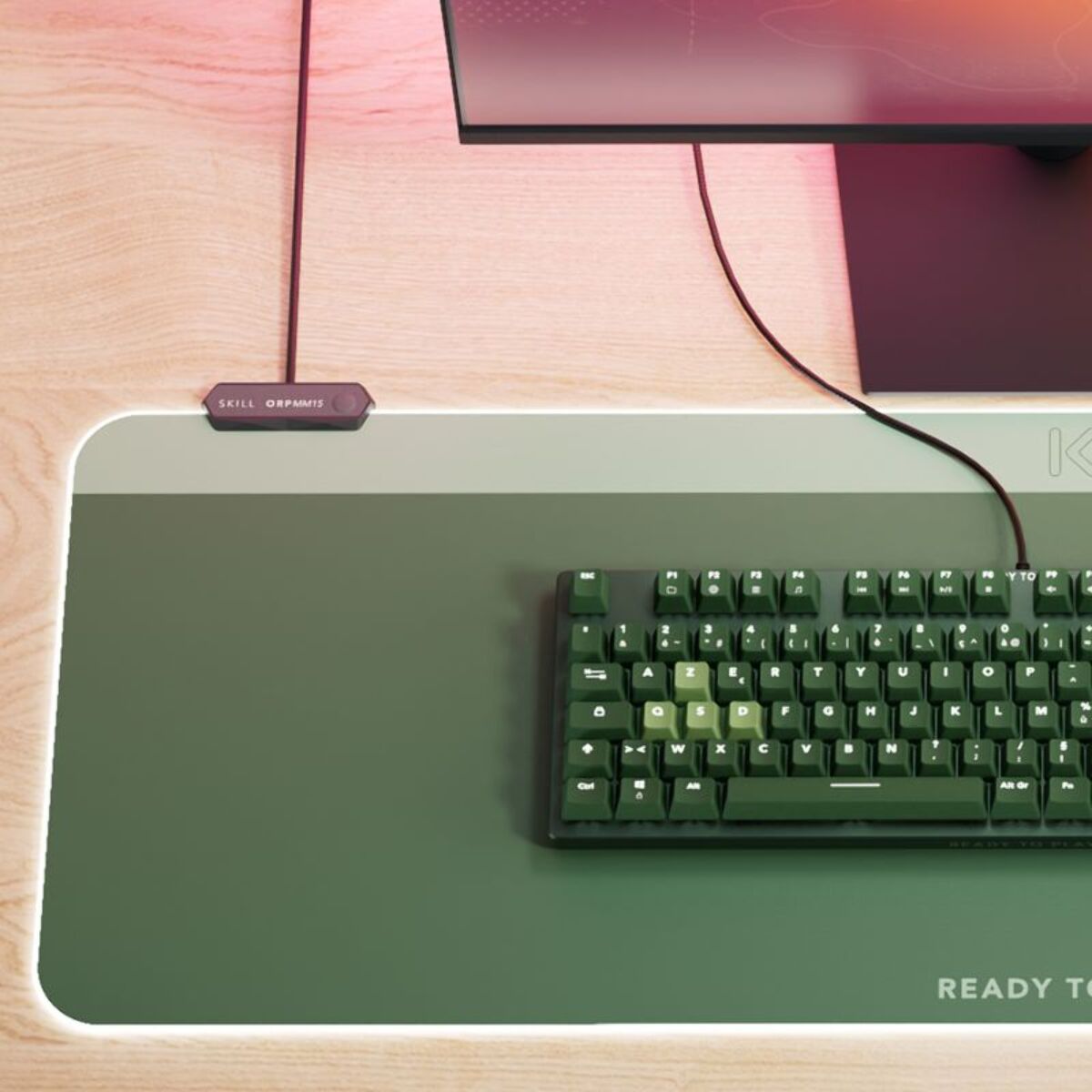 Tapis de souris SKILLKORP MM15 VERT XXL Progress