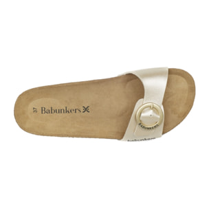 SANDALIA SEVILLA BABUNKERS DORADO