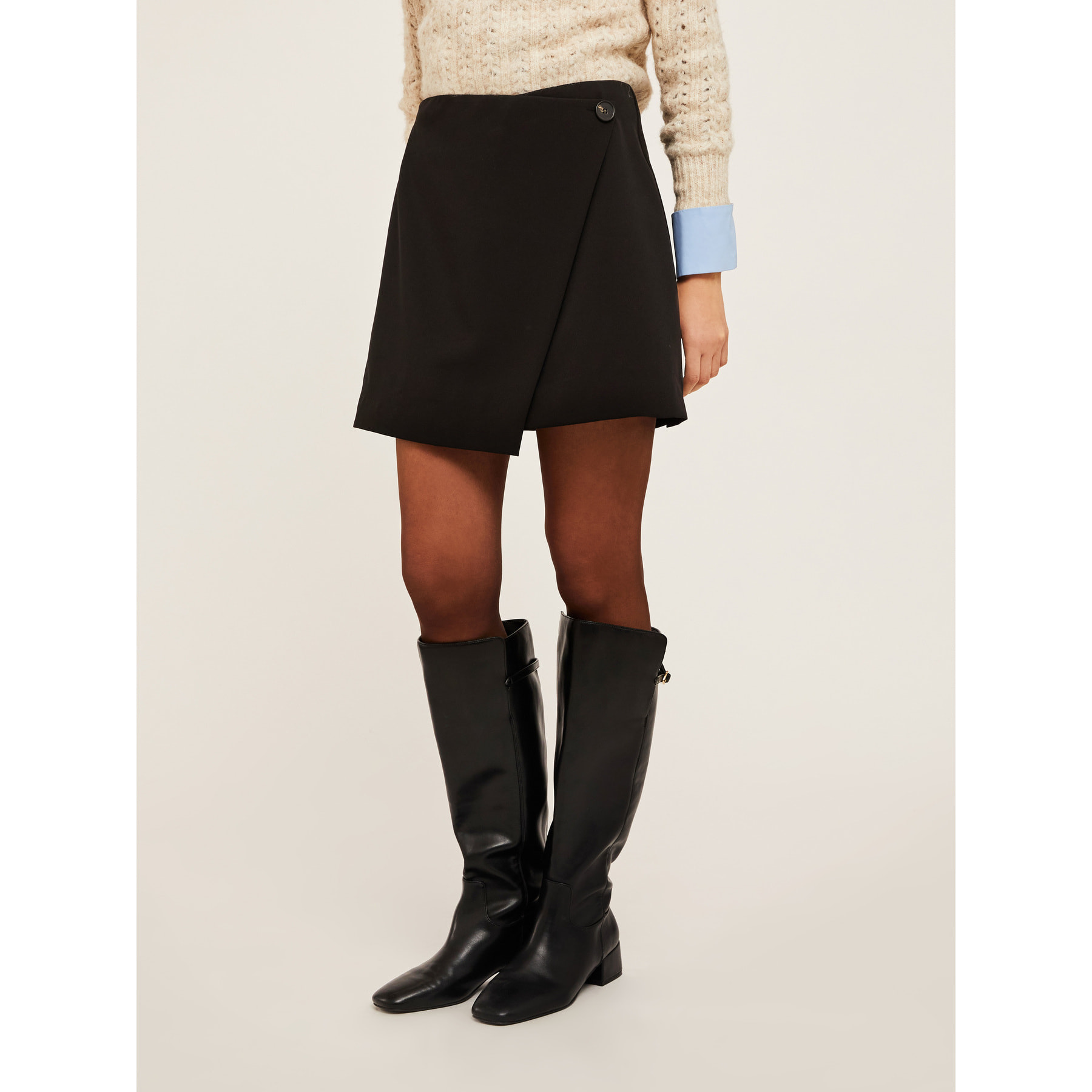 Motivi - Gonna corta a portafoglio - Nero