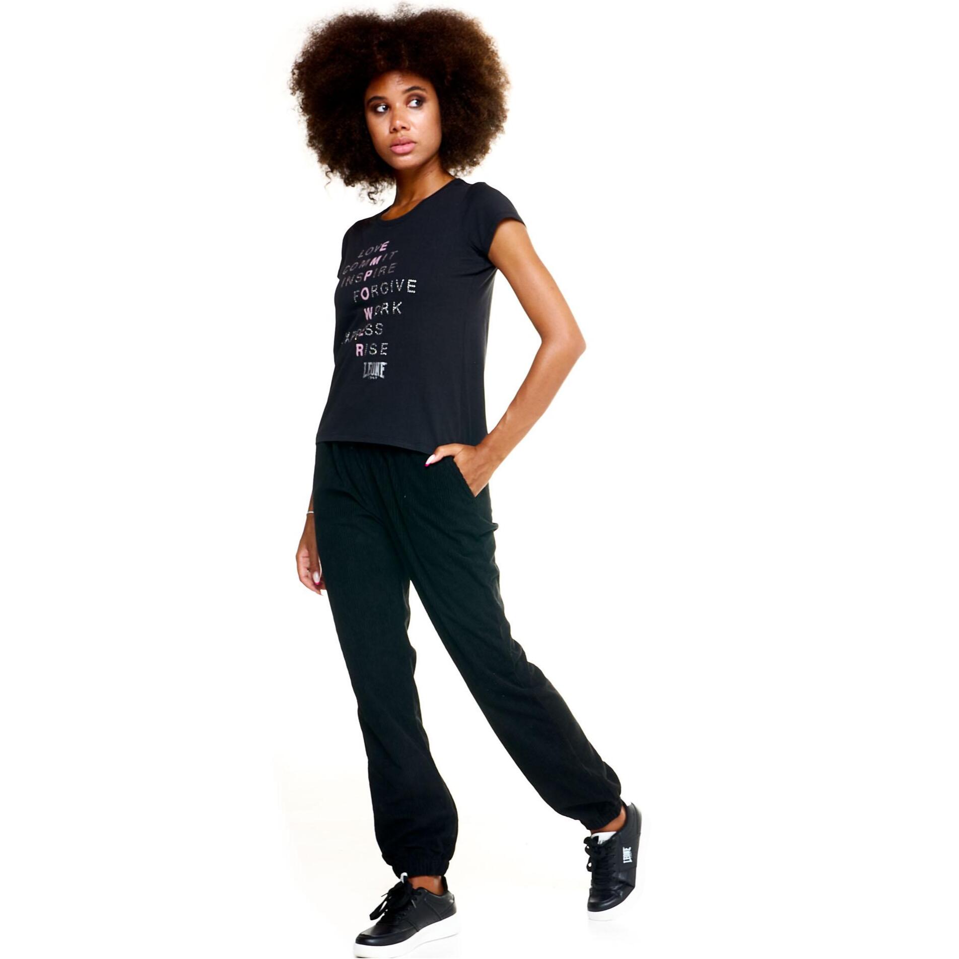 T-shirt Leone donna con maniche corte Leisure
