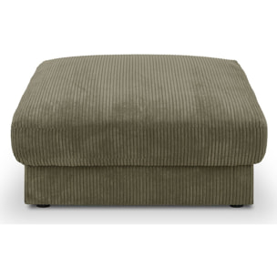Pouf en velours côtelé - ROBIN