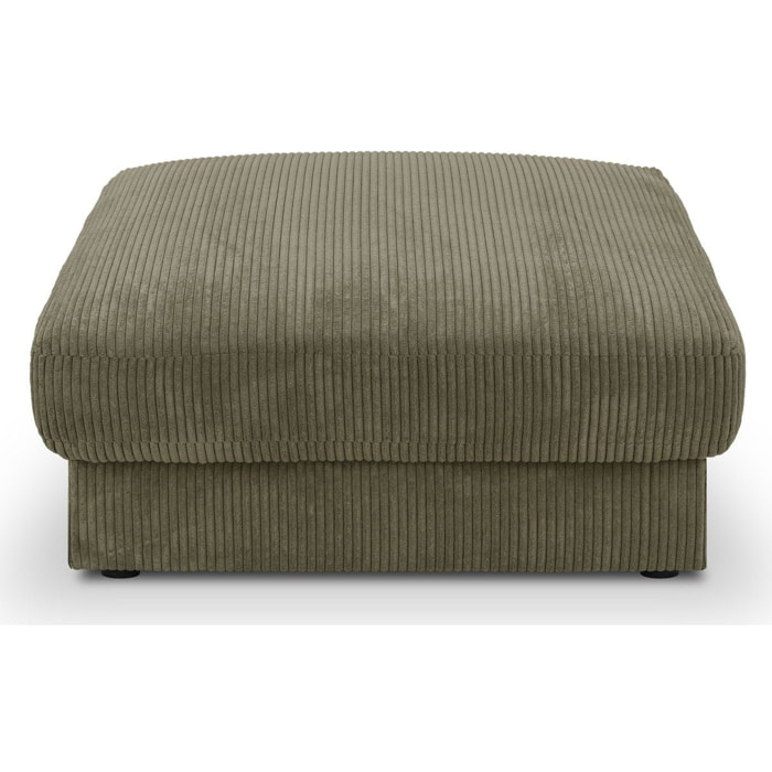 Pouf en velours côtelé - ROBIN