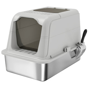 Maison de toilette fermée bac acier inox filtres désodorisants