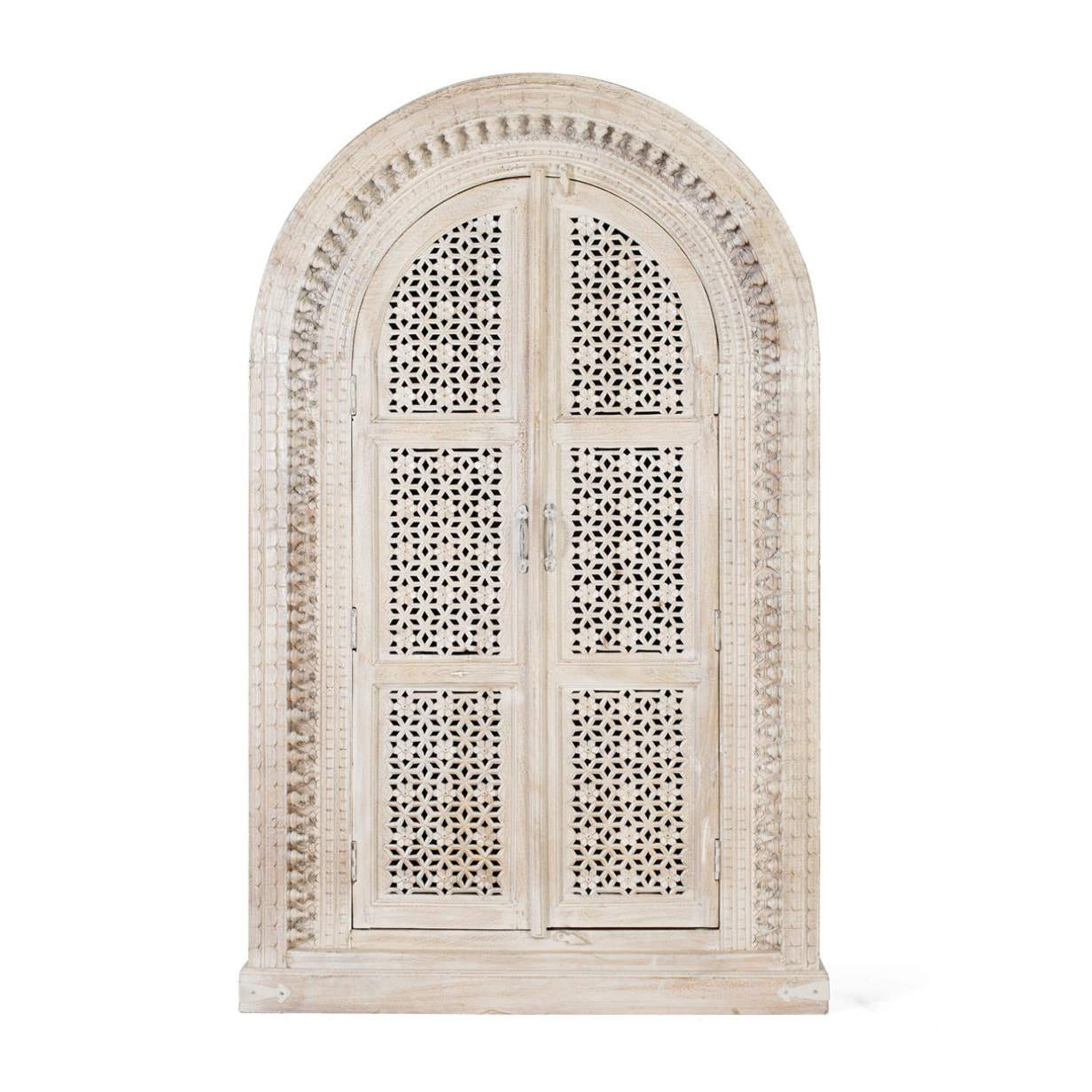 Armario de Madera de Mango 110 Cm Estilo Mediterráneo Moderno