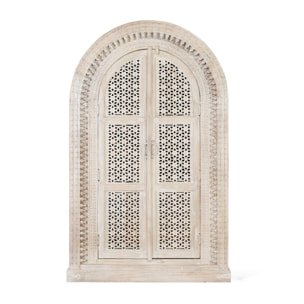 Armario de Madera de Mango 110 Cm Estilo Mediterráneo Moderno