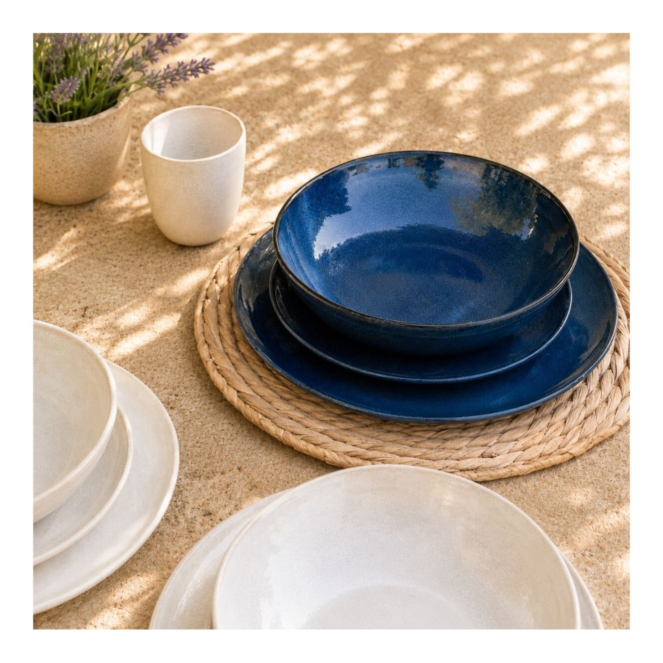 Lot de 6 assiettes creuses, OIA