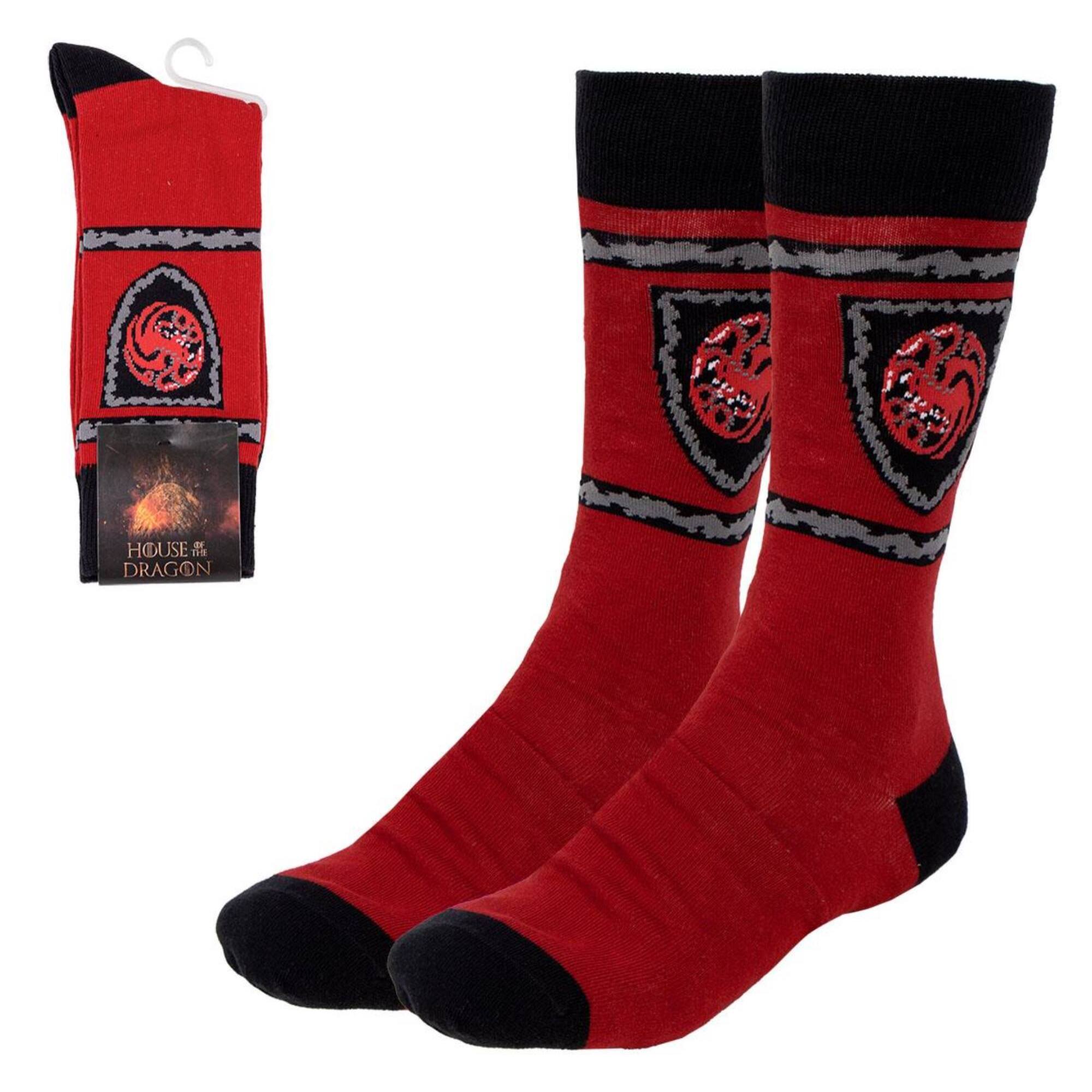 Calcetines diseño escudo house of dragon