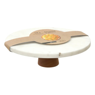 Plat de présentation blanc D25xp8cm