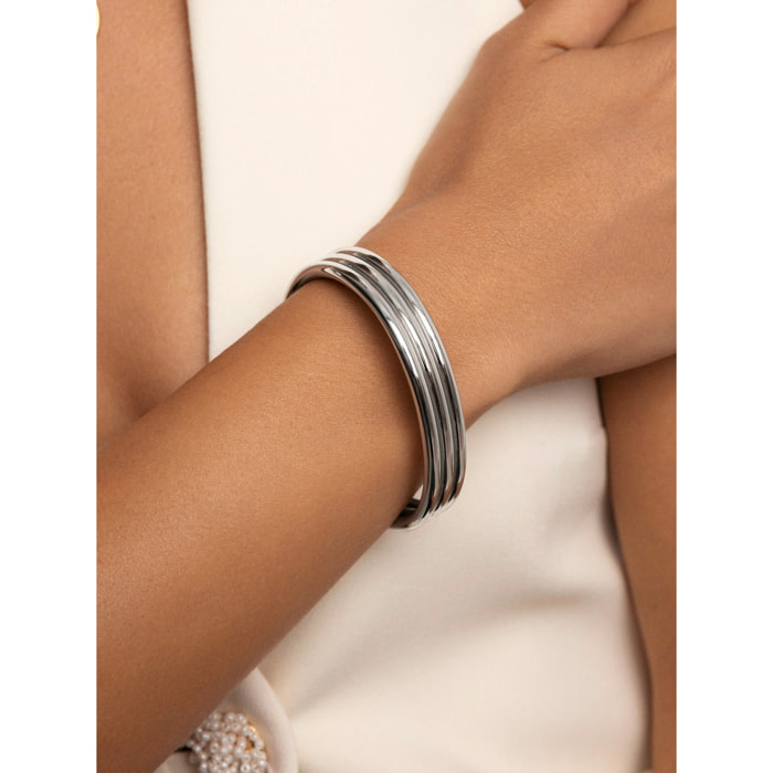 Brazalete Maxi Line Acero