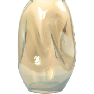 Vase soufflé à la bouche en verre LIHO