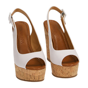 Zeppe bianche in sughero