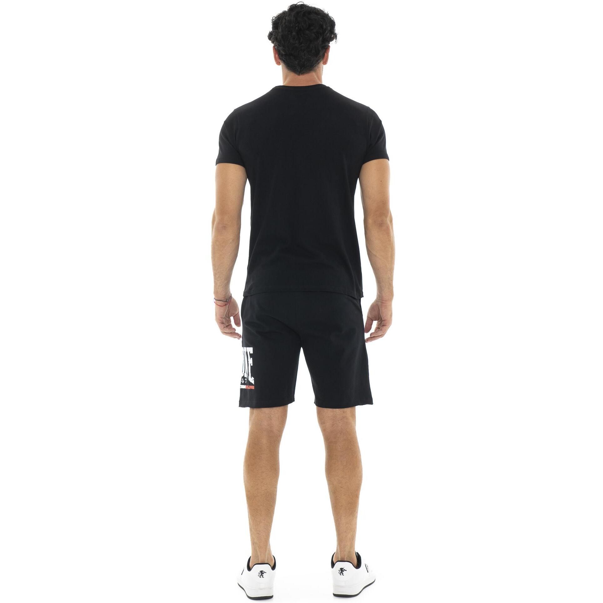 Completo set da uomo composto da t-shirt e pantaloncini vintage Leone Basic