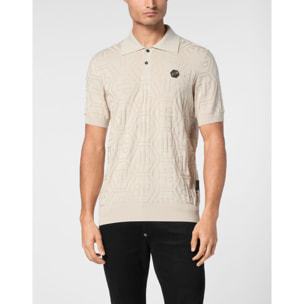 PHILIPP PLEIN Pullover Polo-Neck MONOGRAM